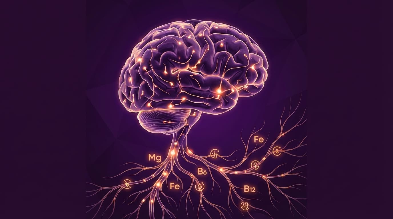 Magnesio, hierro y vitaminas B: por qué son esenciales para el sistema nervioso